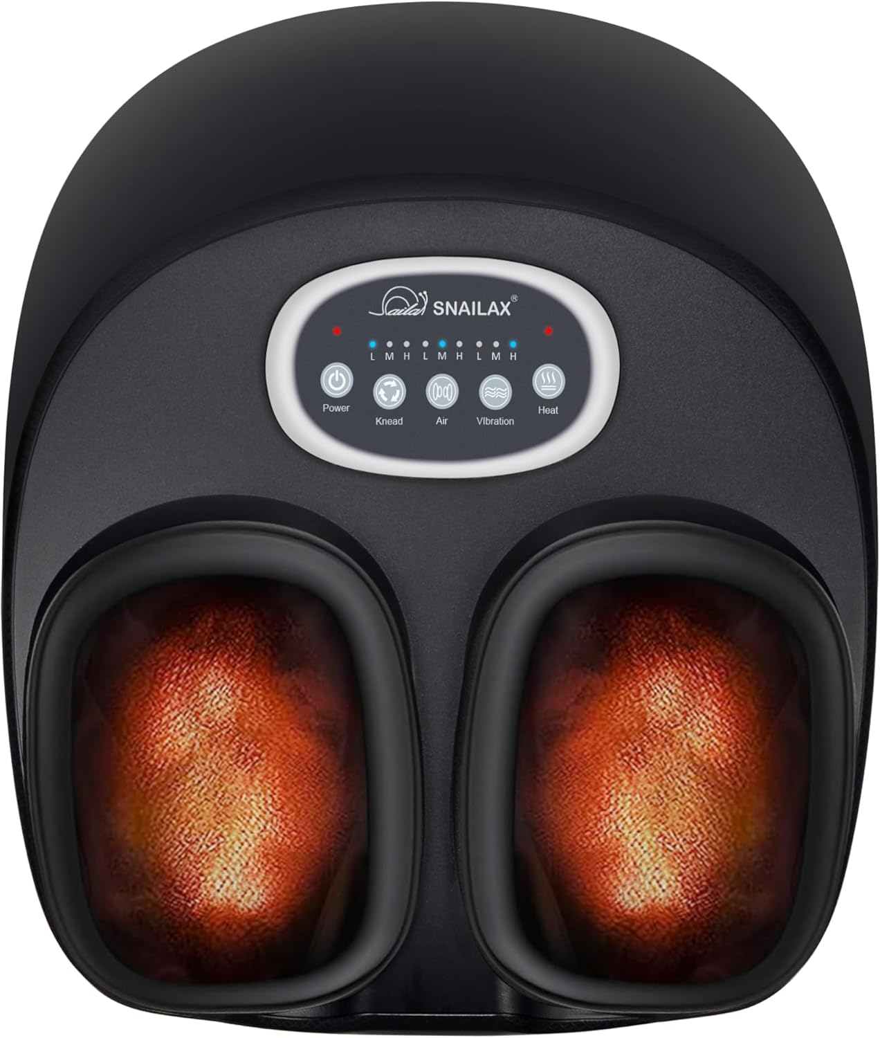 Snailax Foot Massager with Heat, Kneading, Compression, and Vibration for Pain Relief