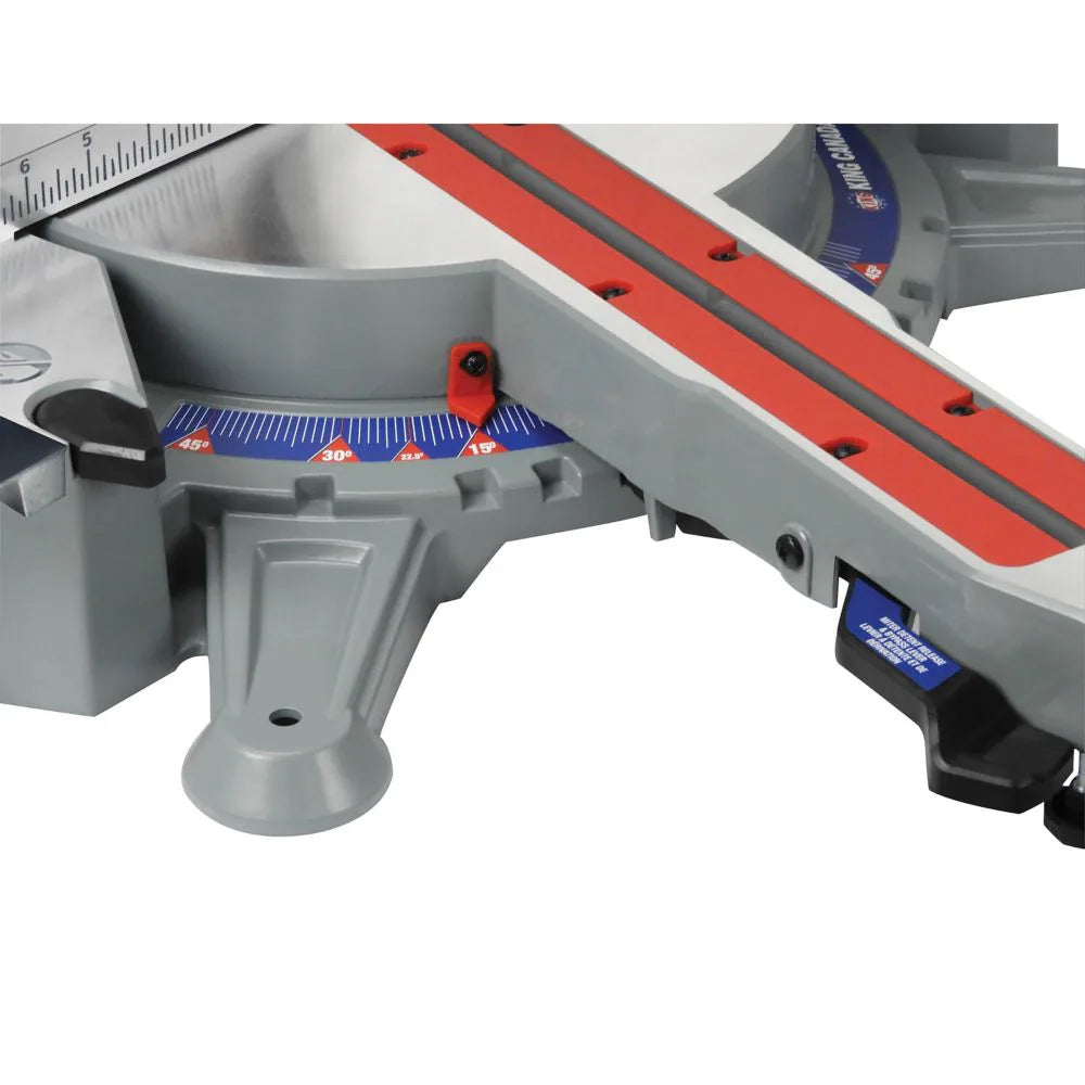 King Canada 10" Dual Bevel Sliding Compound Miter Saw Twin Laser - Model 8385NS