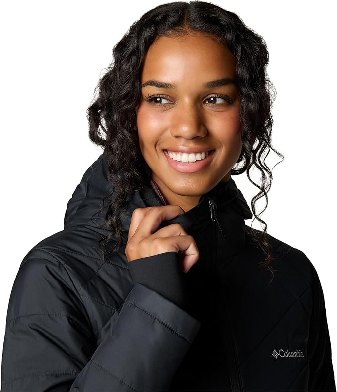Columbia Women's Heavenly Long Hooded Jacket - Black