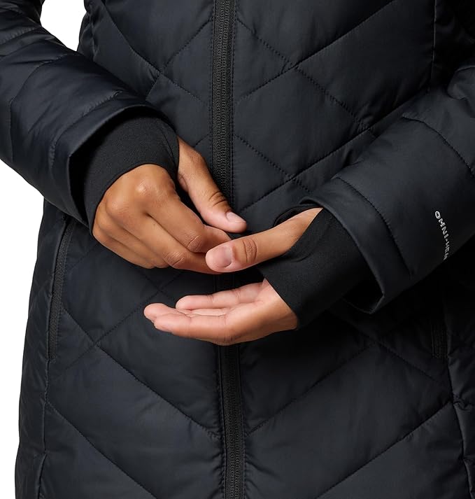 Columbia Women's Heavenly Long Hooded Jacket - Black