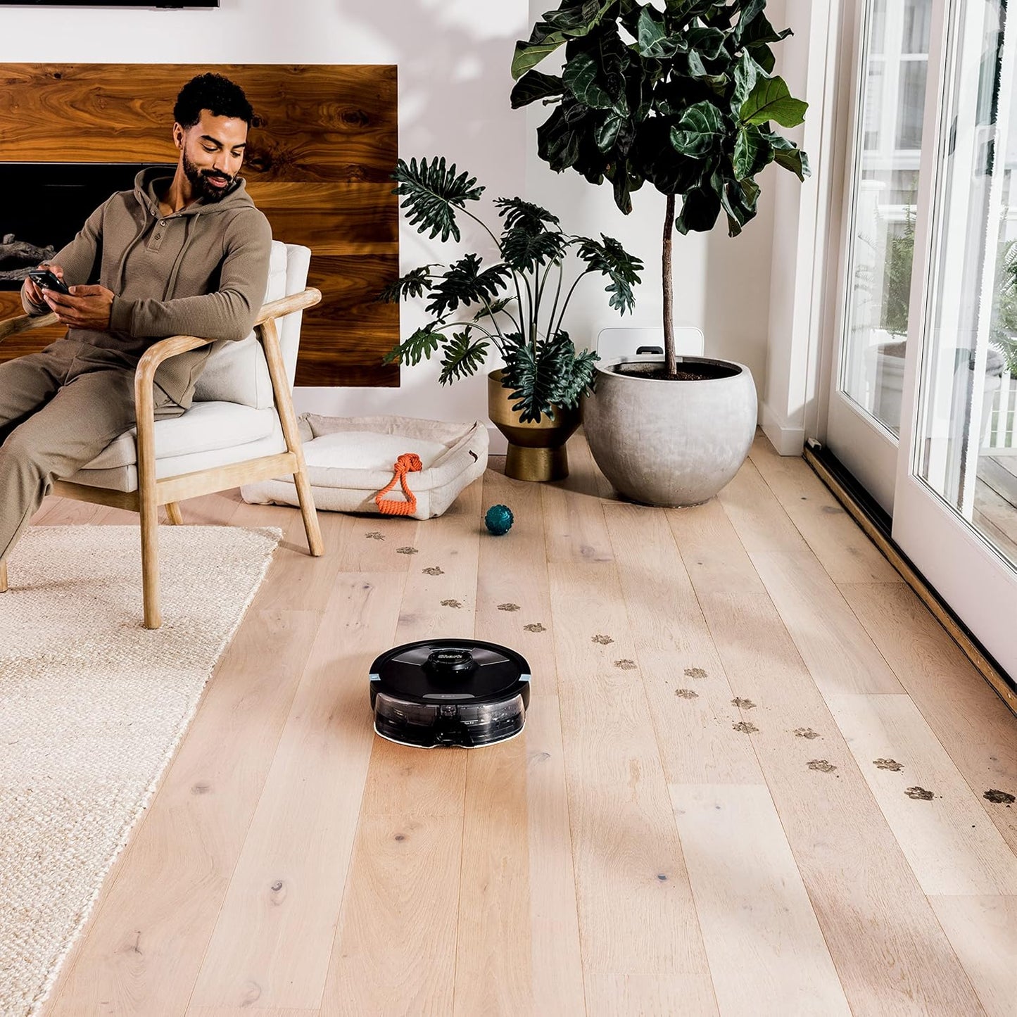 Shark Matrix Plus 2-in-1 Robot Vacuum & Mop with XL HEPA Self-Empty Base – Model RV26101ECA/RV2610WACA
