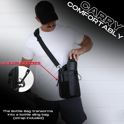 MagnaGrip Pro – Water Bottle Bag for Gym, Sports & Travel