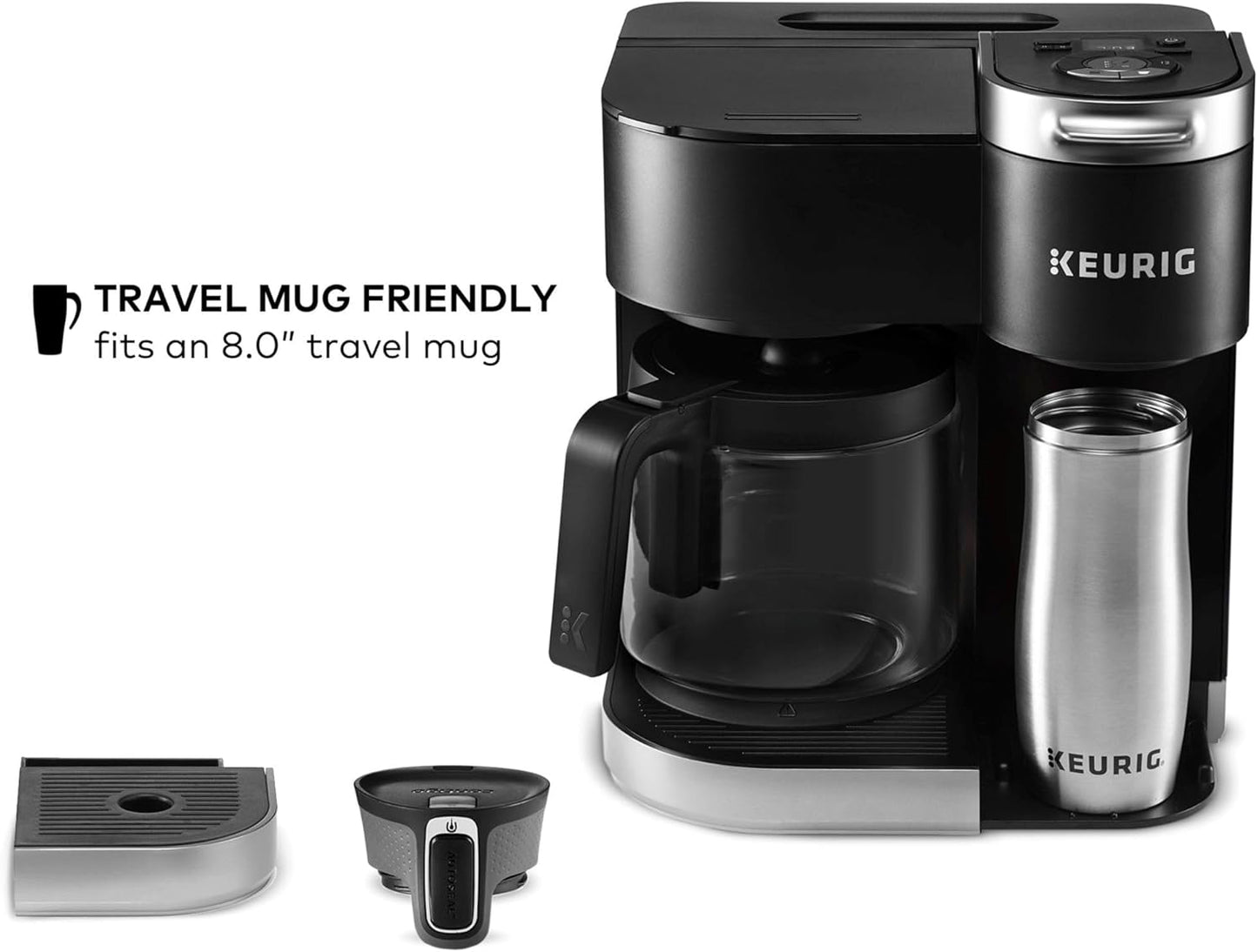 Keurig K-Duo Coffee Maker – Single Serve & Carafe, Gen 1 - Black
