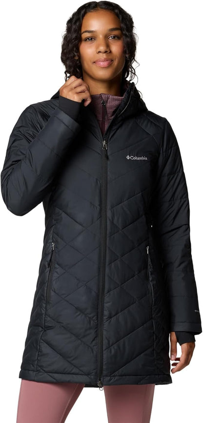 Columbia Women's Heavenly Long Hooded Jacket - Black