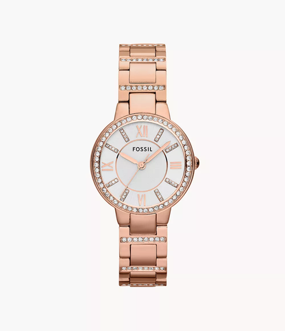 Fossil Virginia Rose Gold Women’s Watch