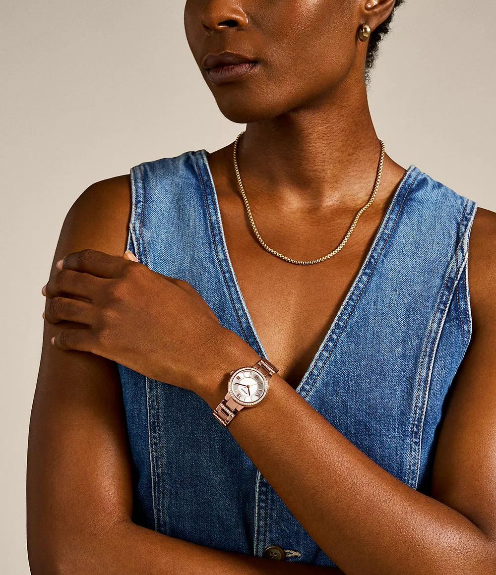 Fossil Virginia Rose Gold Women’s Watch