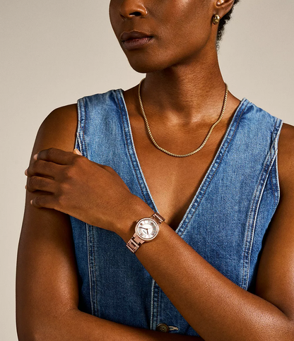 Fossil Virginia Rose Gold Women’s Watch